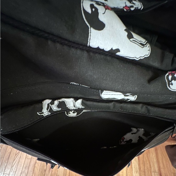 VTG Big Dogs 100% Cotton Canvas Traveler Expandable Messenger Bag Bernard- RARE - Picture 6 of 14